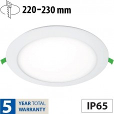 Στεγανό Φωτιστικό LED Στρογγυλό Χωνευτό 23W 230V 1750lm 4000K Λευκό Φως Ημέρας IP65 99LED623IP65